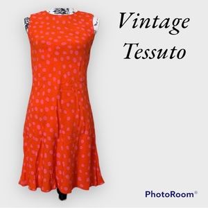 Vintage Tessuto Dress Rayon